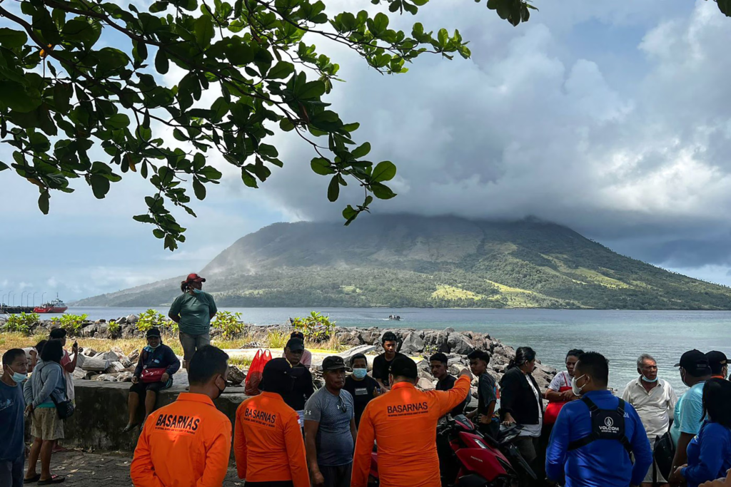 Indonesia volcano eruption